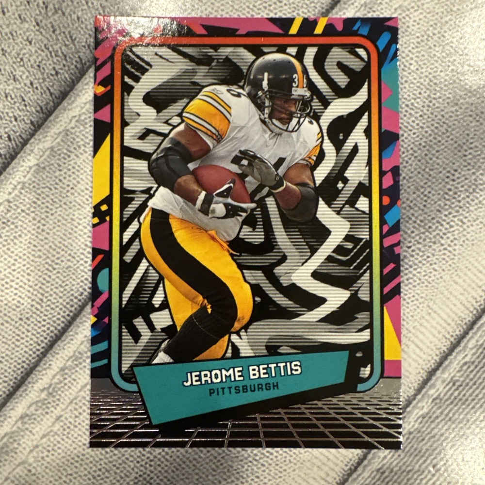 2026 Panini Decades 90s Pop Culture Jerome Bettis #60 Pittsburgh Steelers